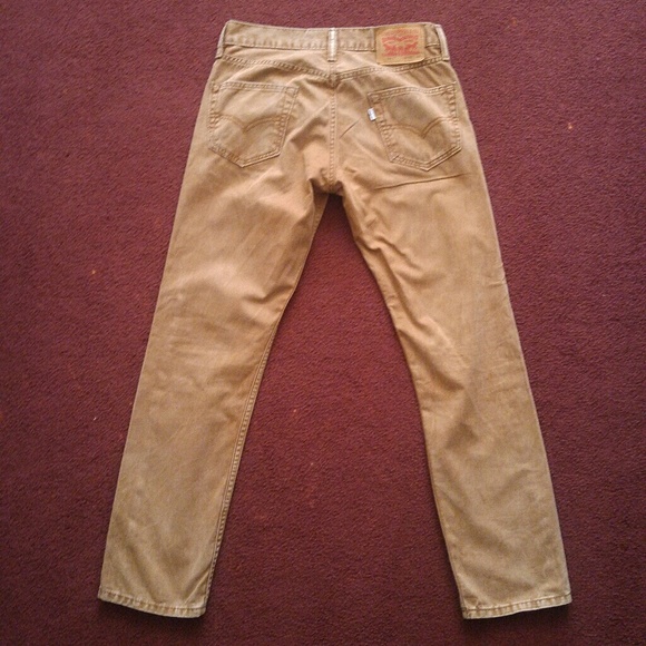 Men's Levi's 511 Slim Tan Casual Pants 30x30 - Picture 3 of 6